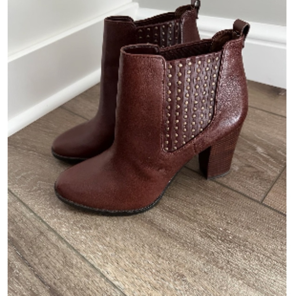 Brown Leather Ankle Boots